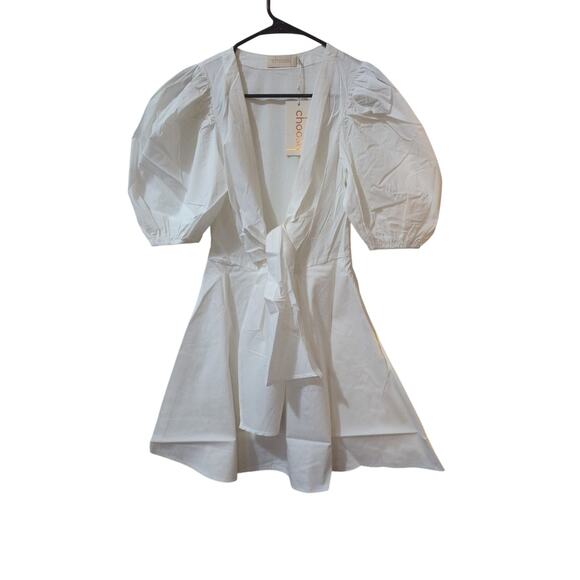 Choosy Plunge Neck Tie Front Dress Size XS NWT - Picture 3 of 5